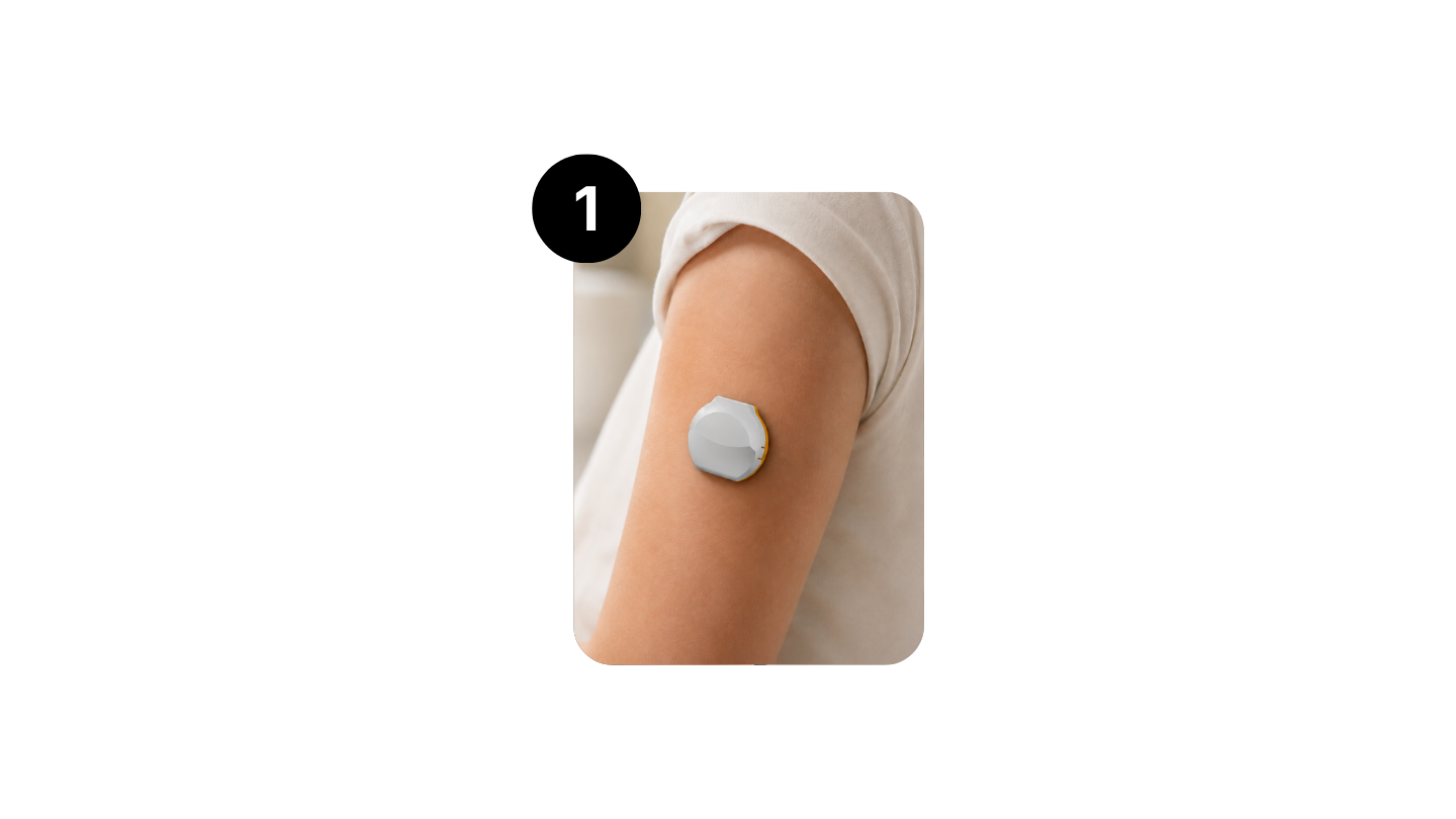 Applying the IISENSE wearable to the upper arm